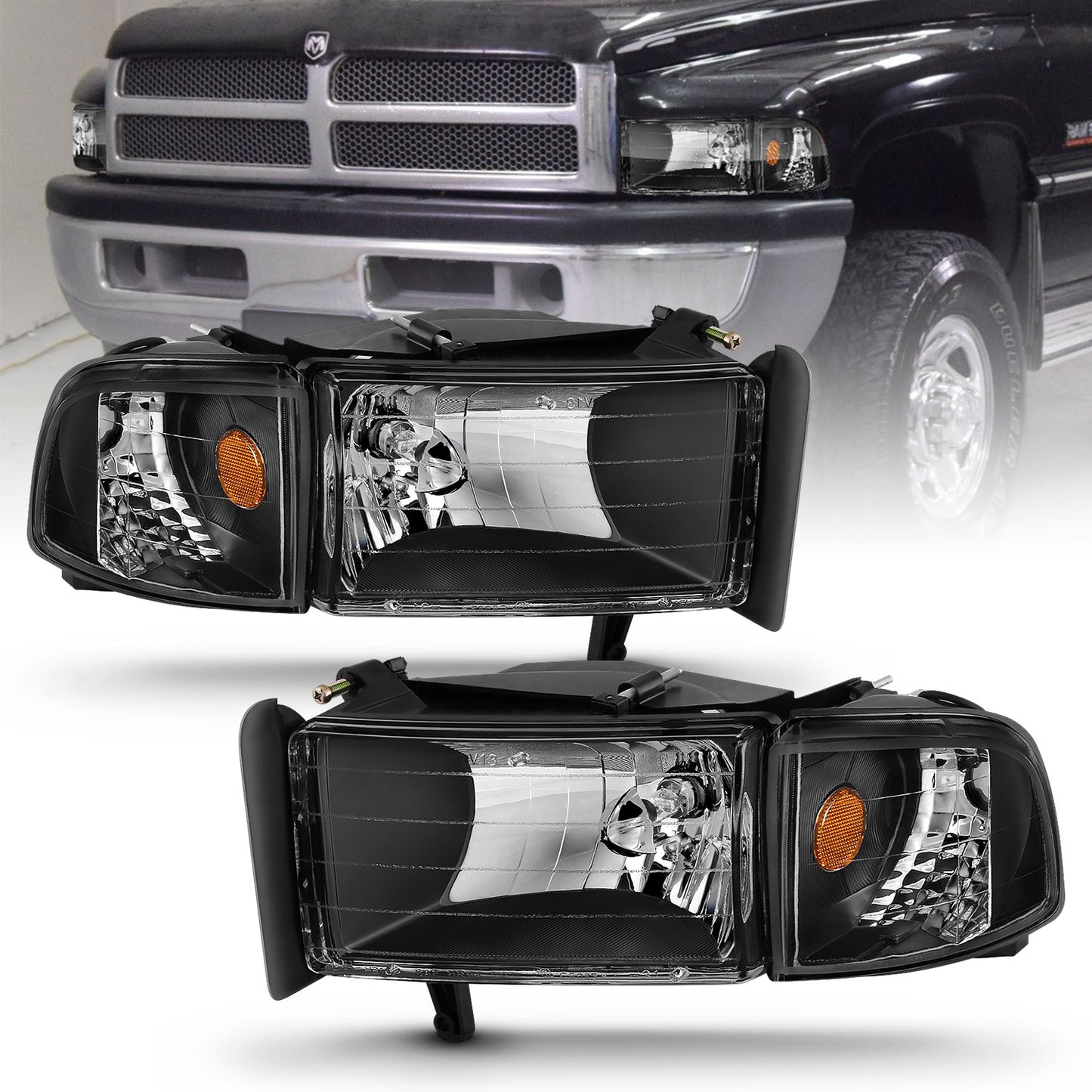 ANZO USA - Crystal Headlight Set - 111067