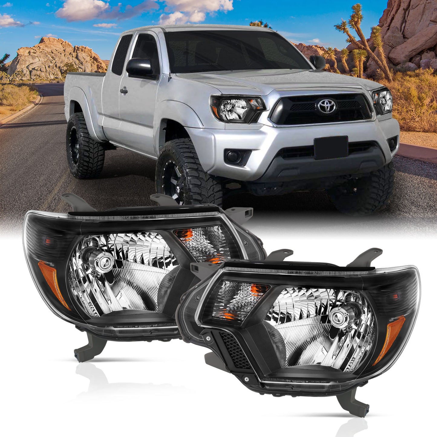 ANZO USA - ANZO USA Crystal Headlights - 111395