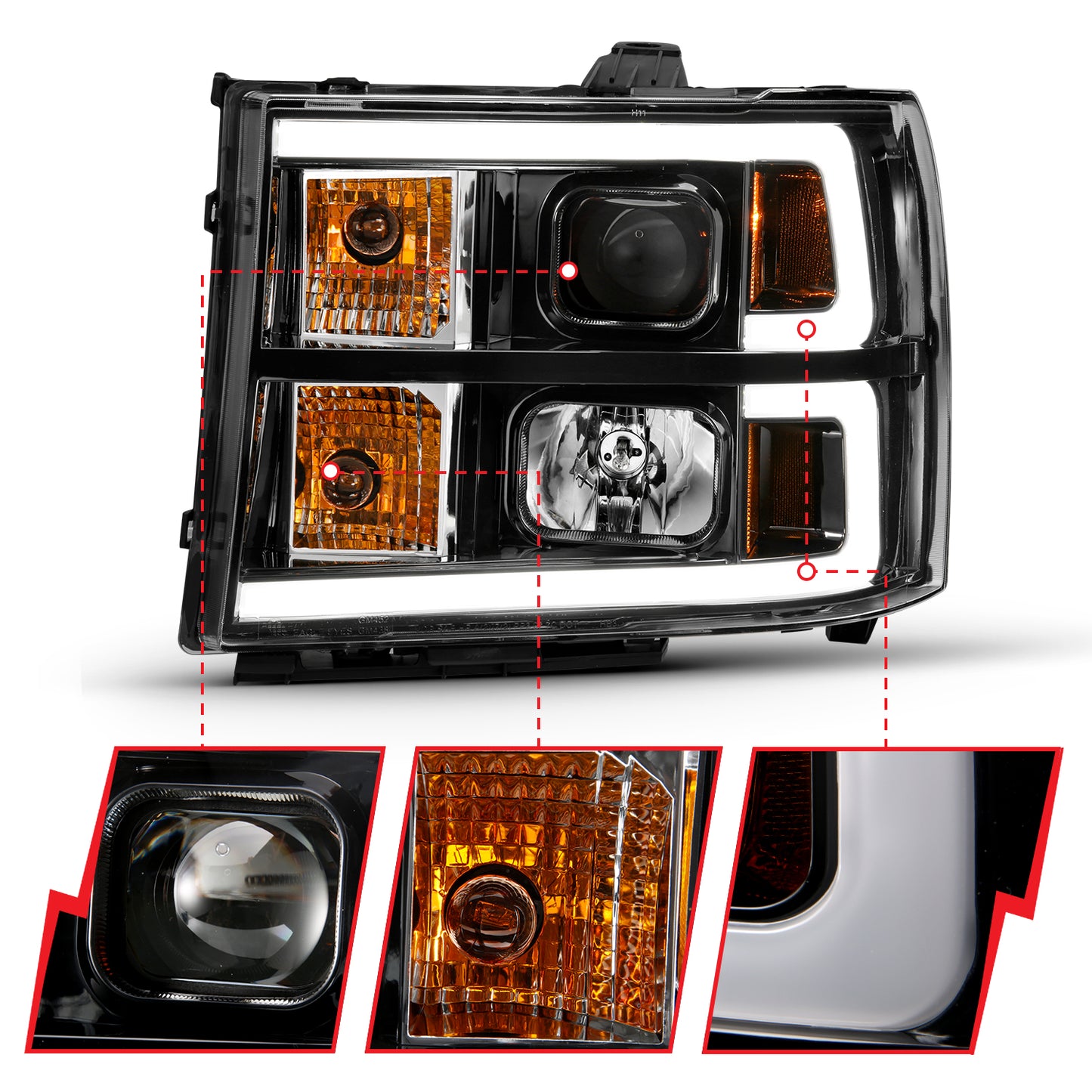 ANZO USA - Projector Headlight - 111482