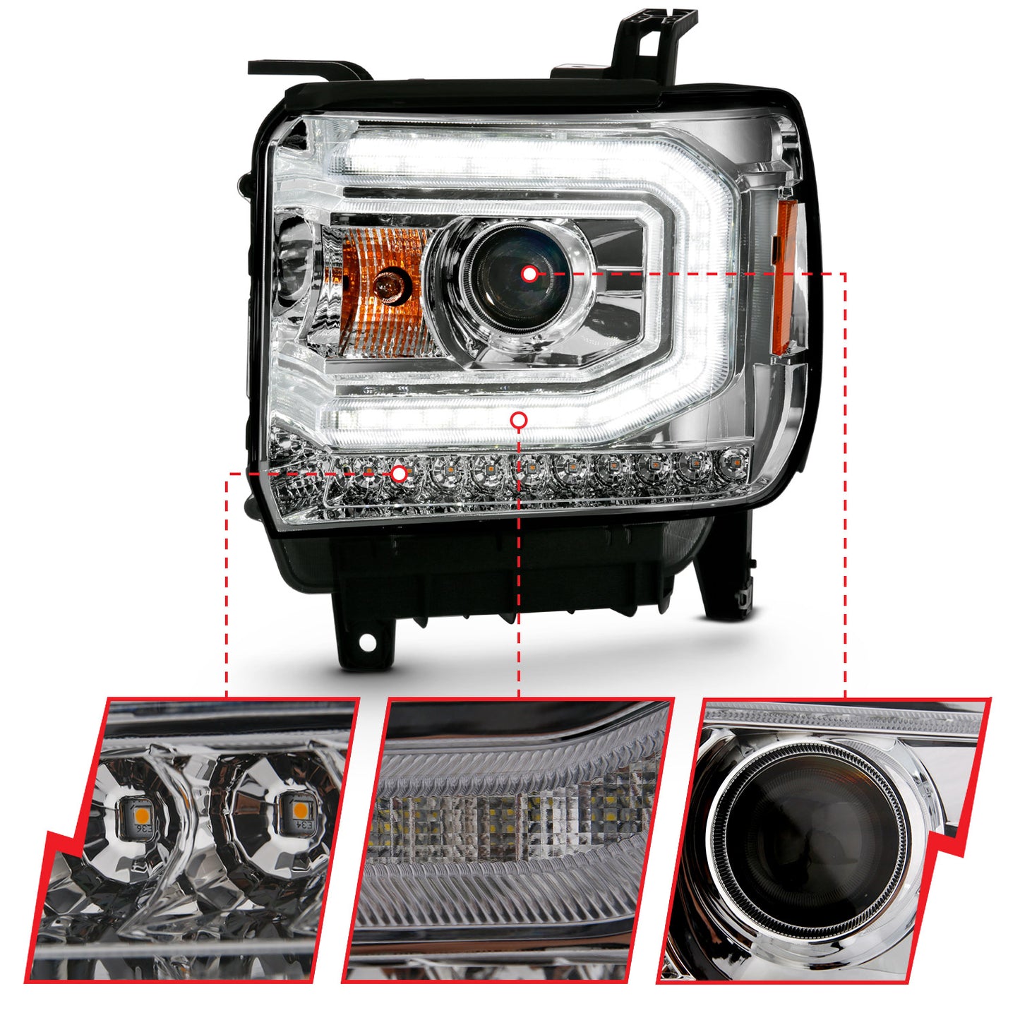 ANZO USA - Projector Headlight - 111486