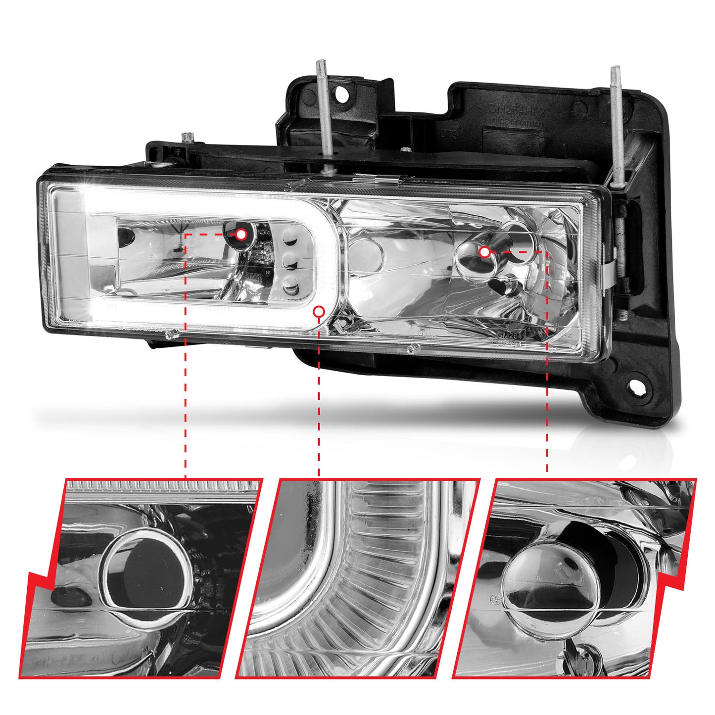 ANZO USA - Crystal Headlight - 111499