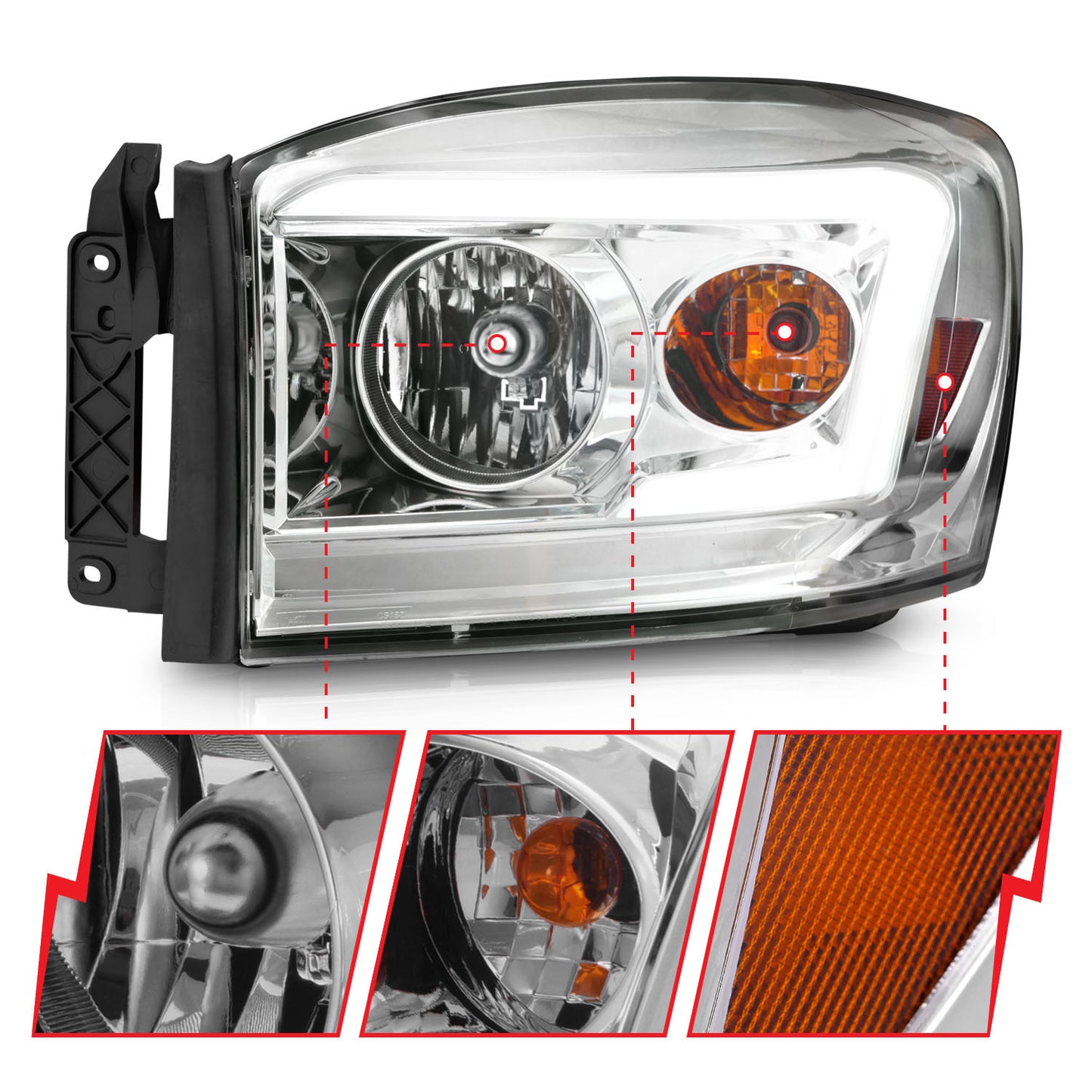 ANZO USA - Crystal Headlight - 111525