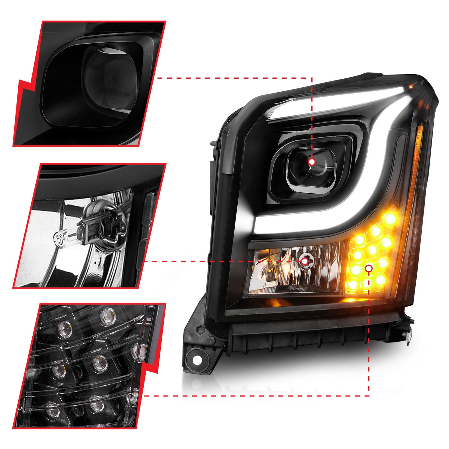 ANZO USA - Projector Headlight - 111535