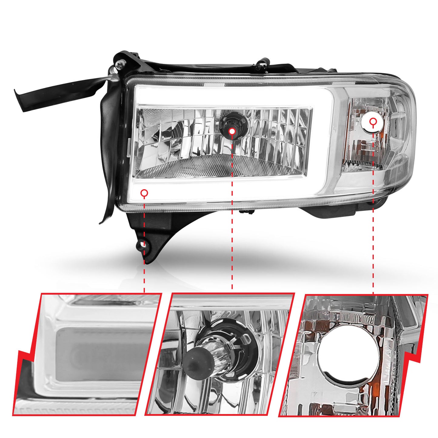 ANZO USA - Crystal Headlight - 111555