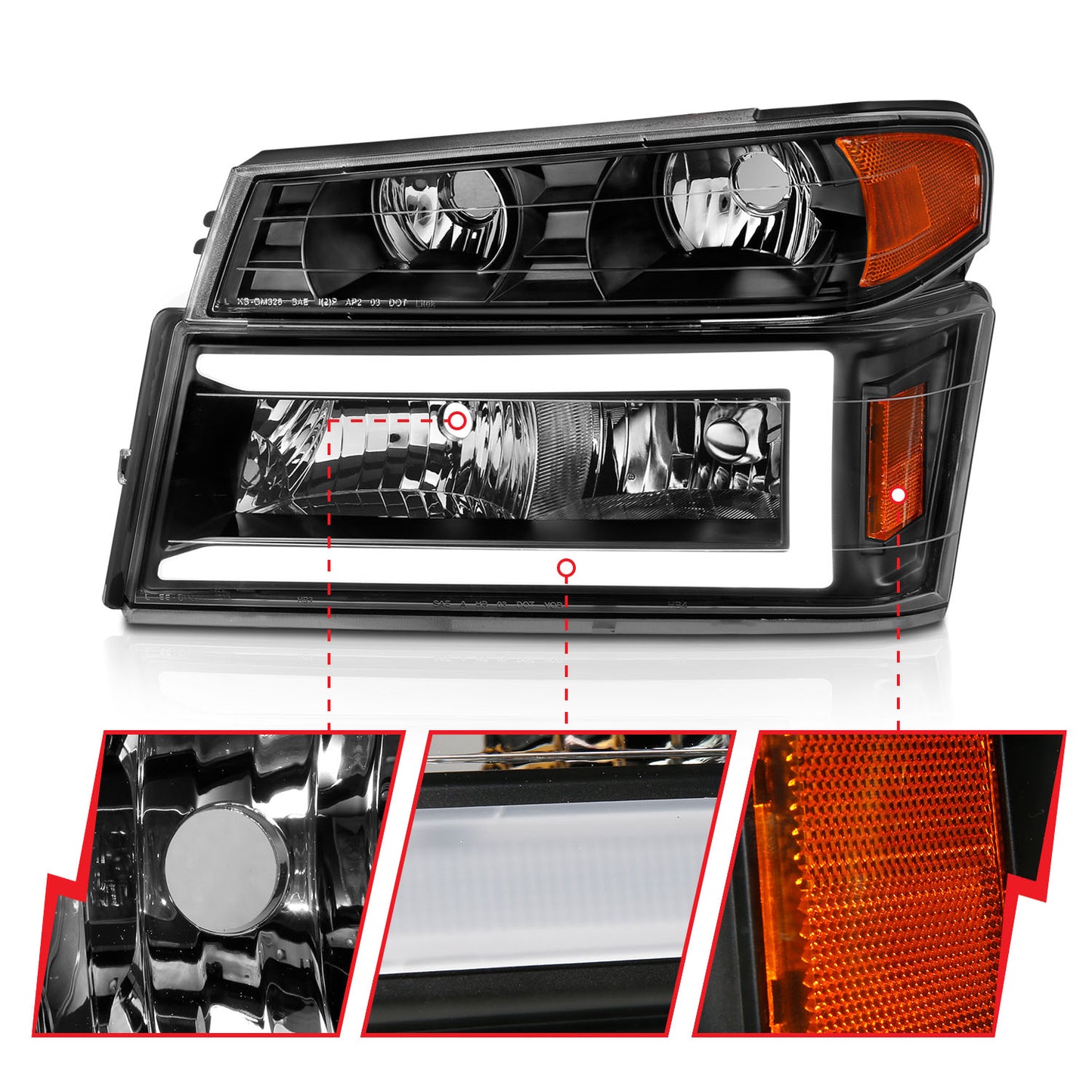 ANZO USA - Crystal Headlight - 111558