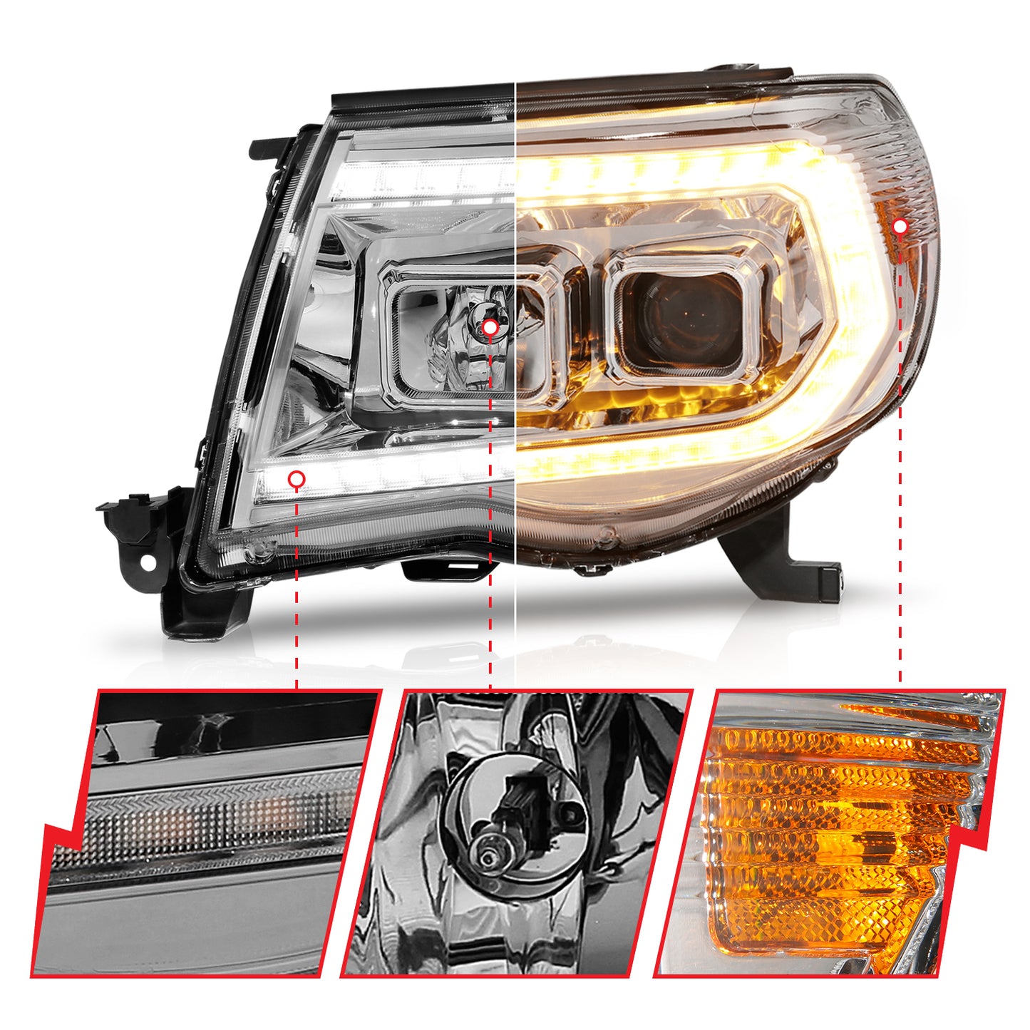 ANZO USA - Projector Headlight - 111565