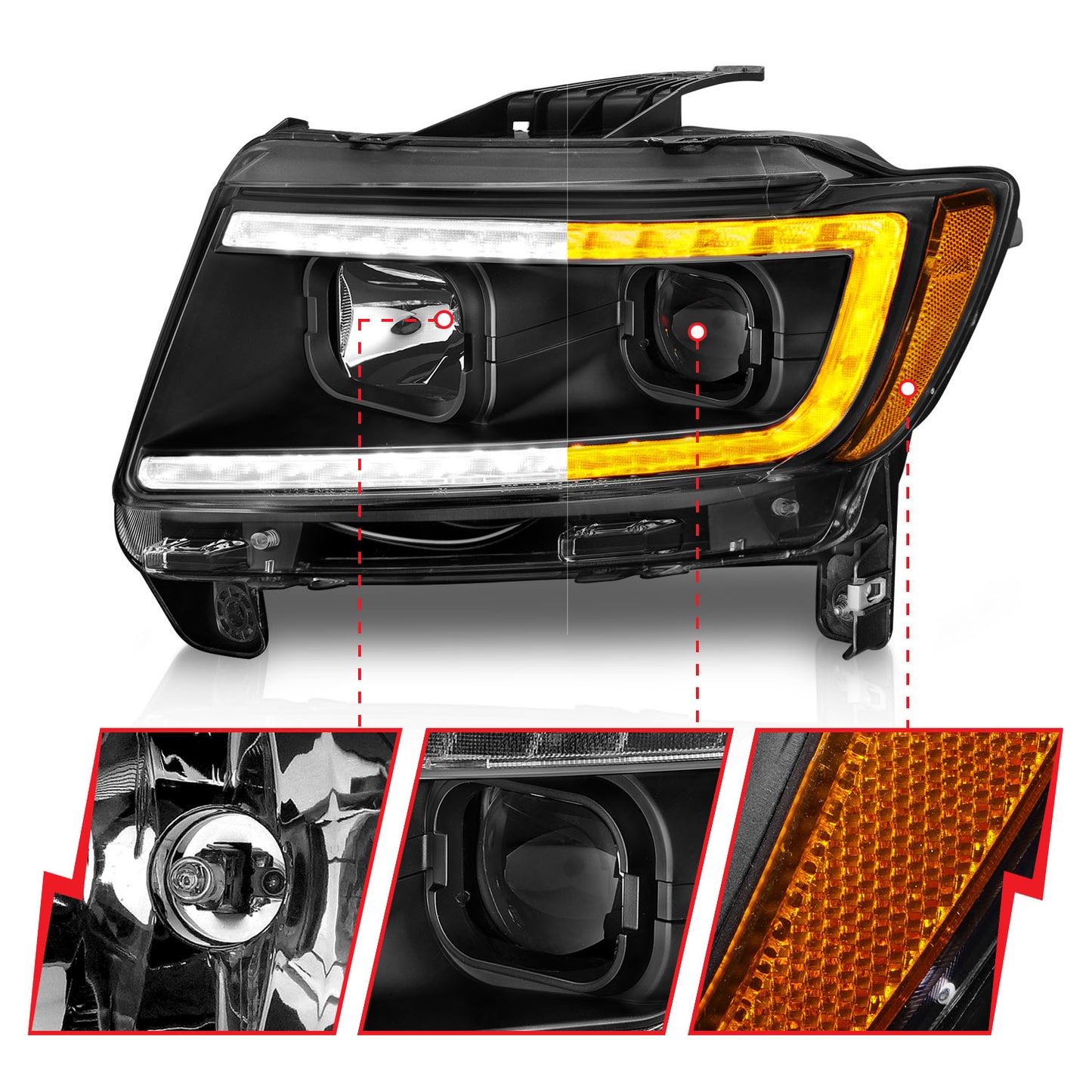 ANZO USA - Projector Headlight - 111568
