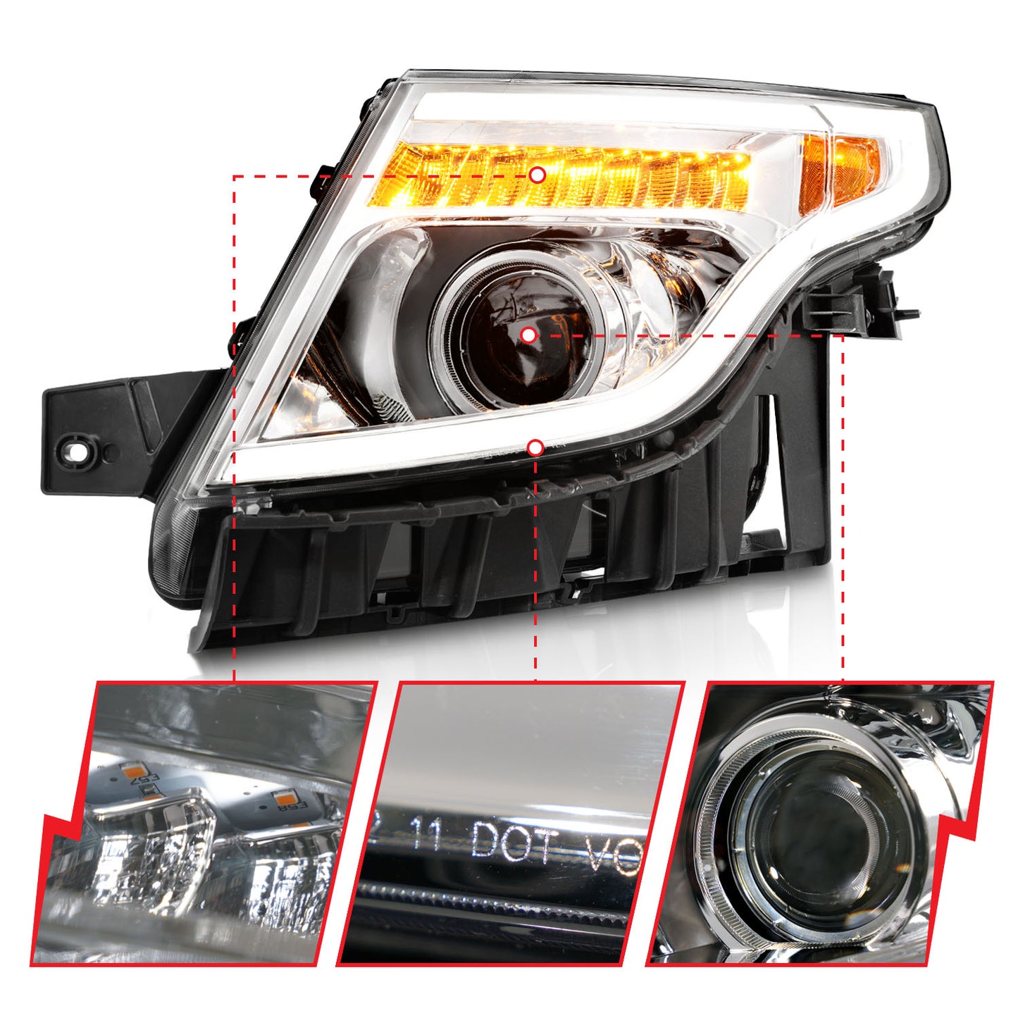 ANZO USA - Projector Headlight - 111576