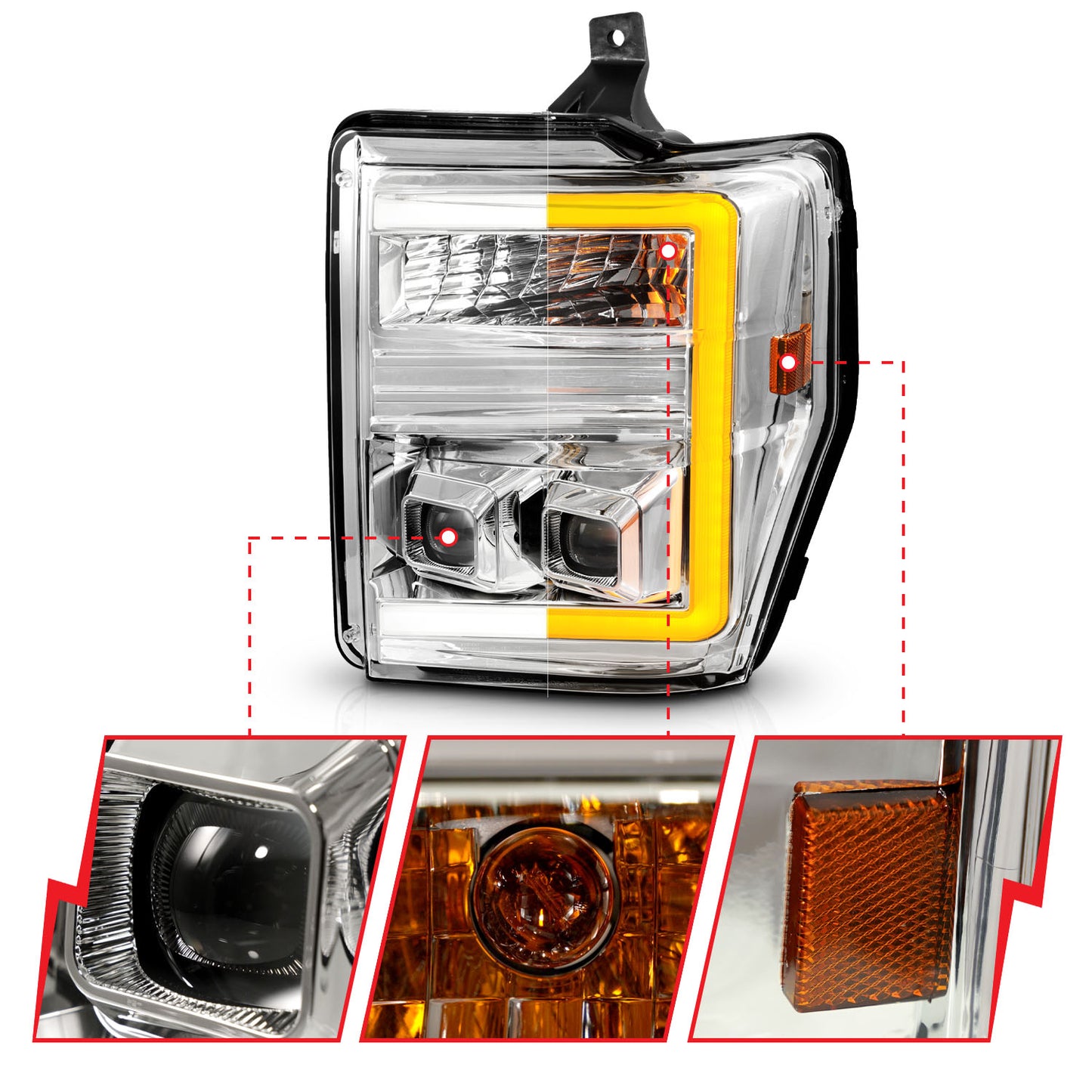 ANZO USA - Projector Headlight - 111587