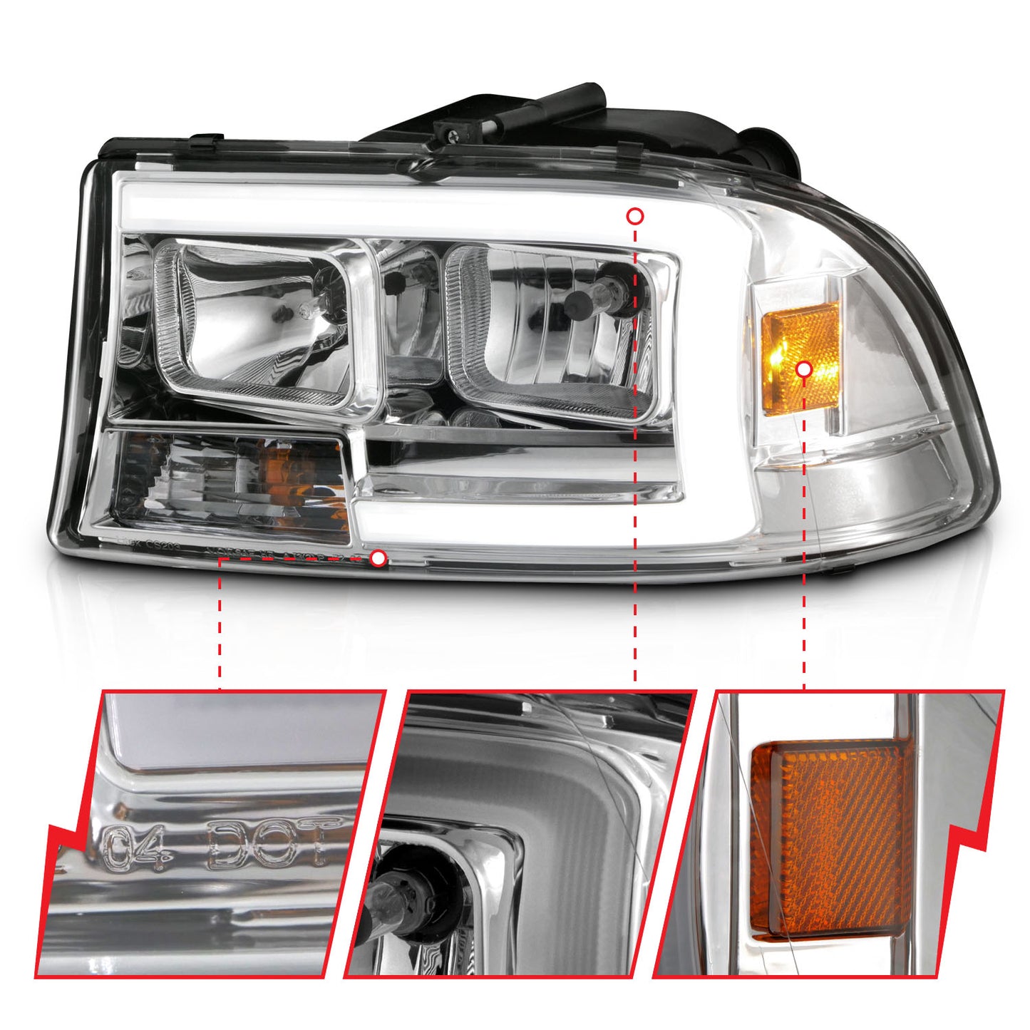ANZO USA - Crystal Headlight - 111592
