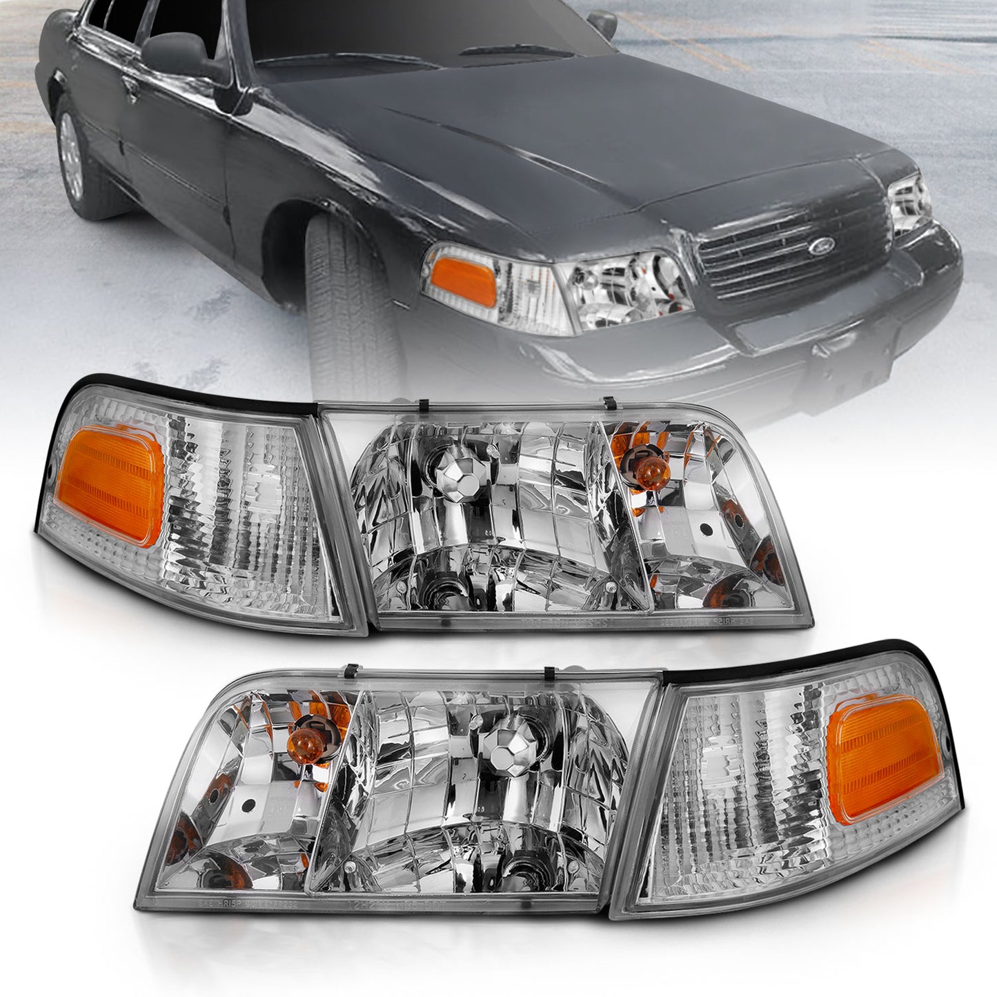 ANZO USA - Crystal Headlights - 121556