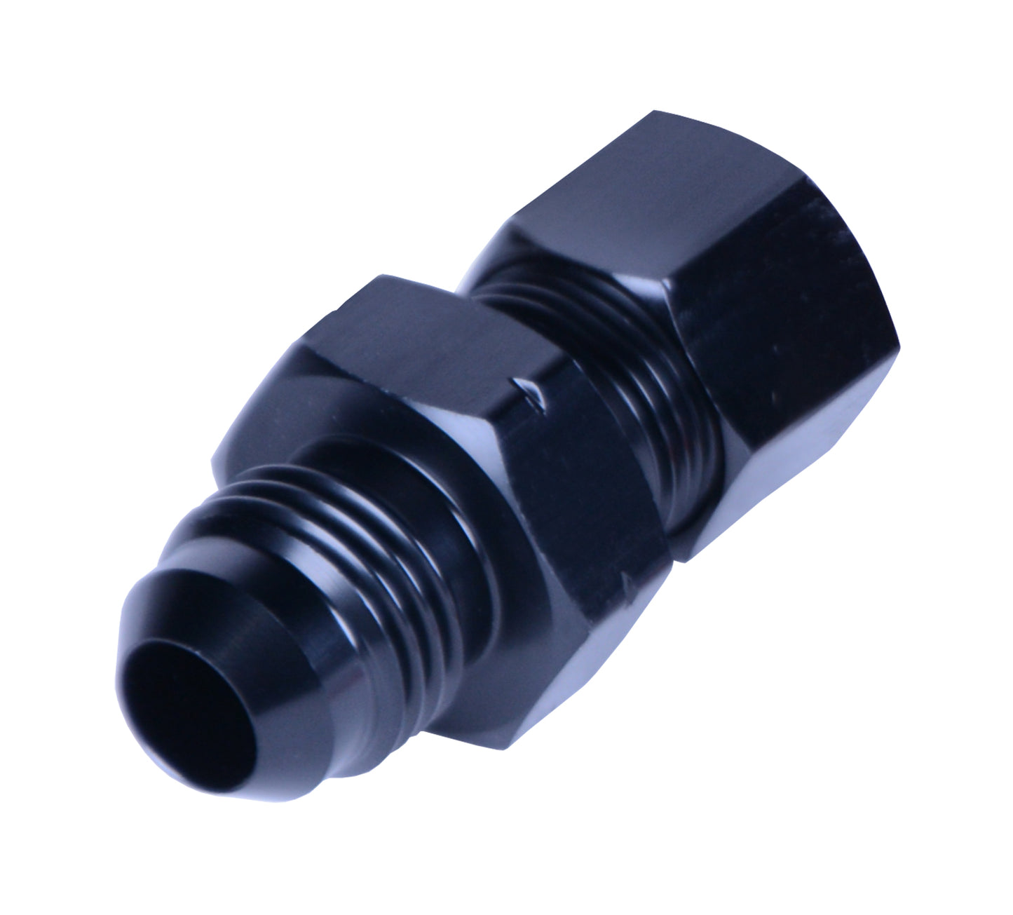 3/8” Transmission Cooler Line To -6AN Male Black Anodized Fitting