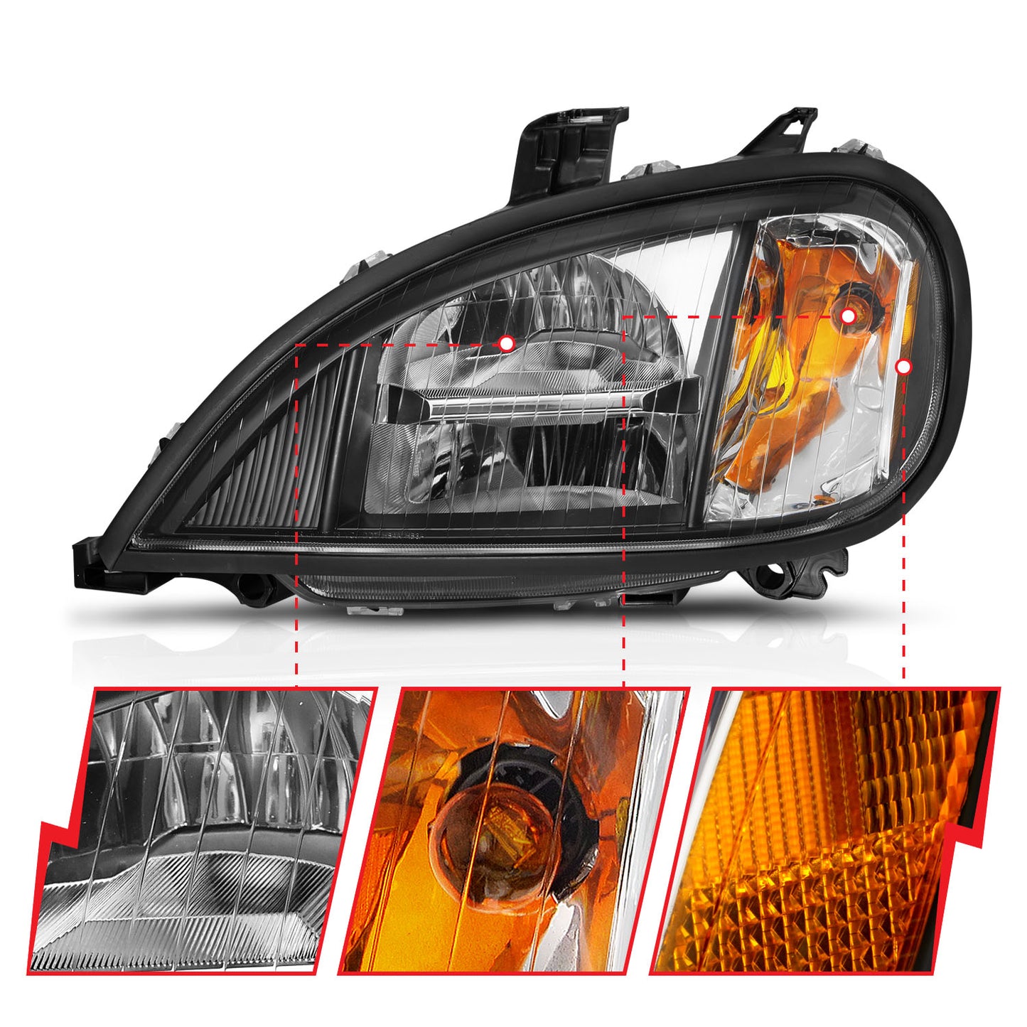 ANZO USA - LED Commercial Truck Headlight - 131028