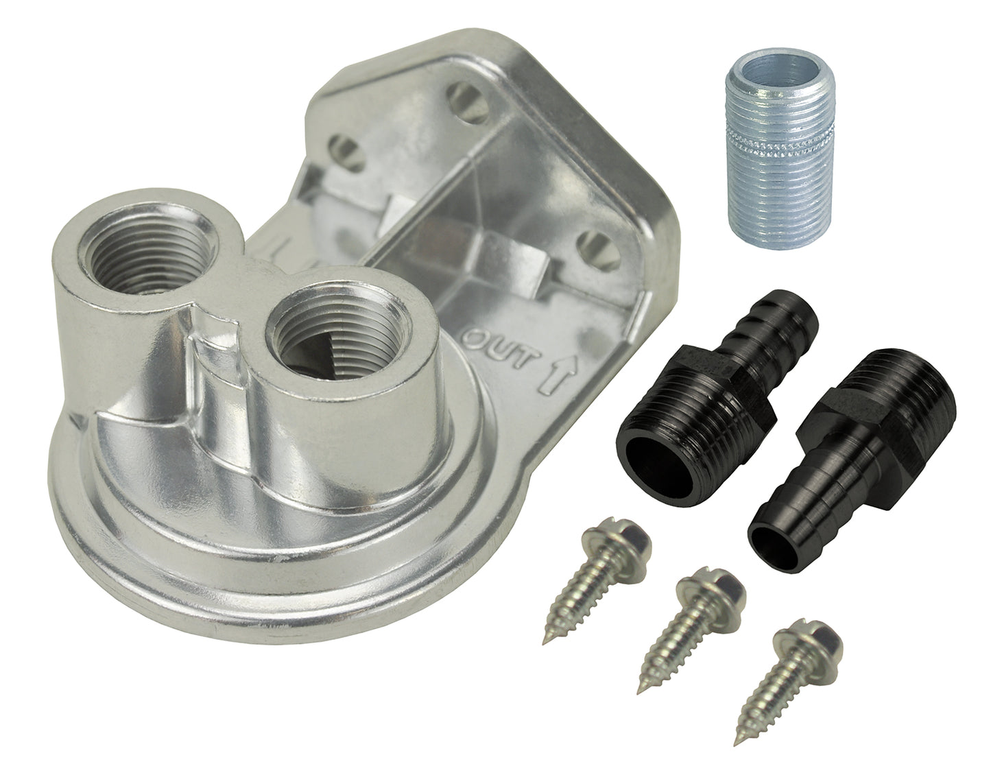 Single Ports Up 1/2" NPT Filter Mount Kit