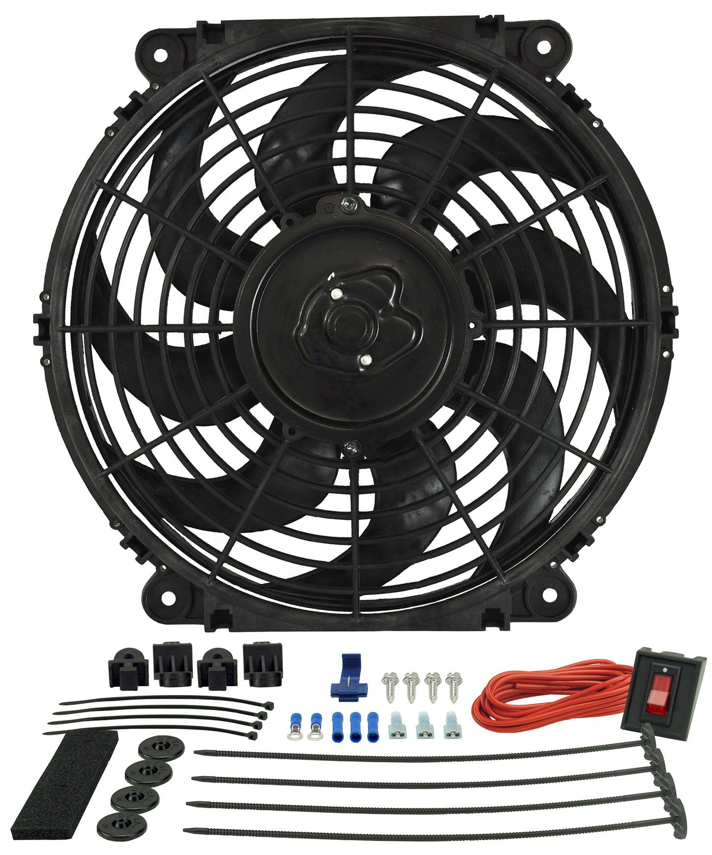 12" Tornado Electric Puller Fan Premium Mounting Kit