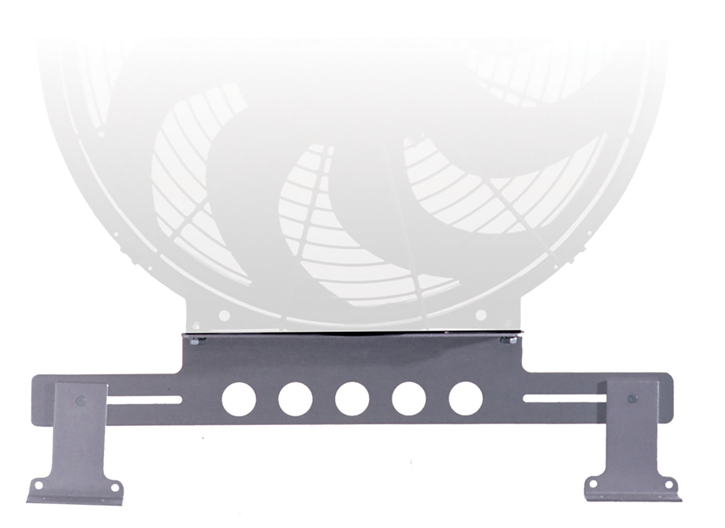 Aluminum Tornado Electric Fan Mounting Bracket Kit Single Fan