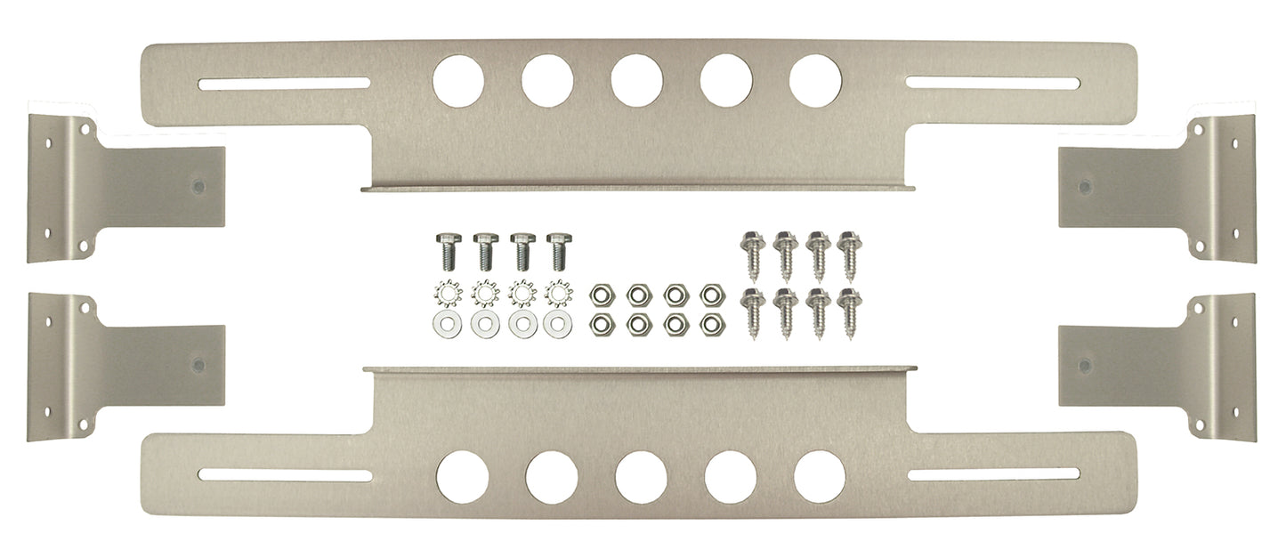 Aluminum Tornado Electric Fan Mounting Bracket Kit Single Fan