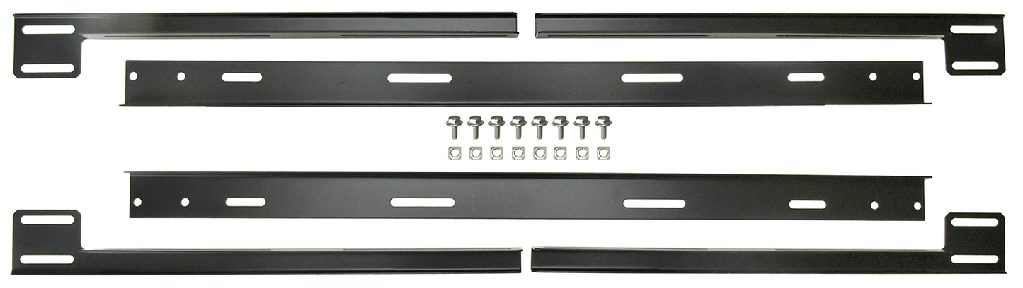 Black Tornado Electric Fan Mounting Bracket Kit Dual Fan