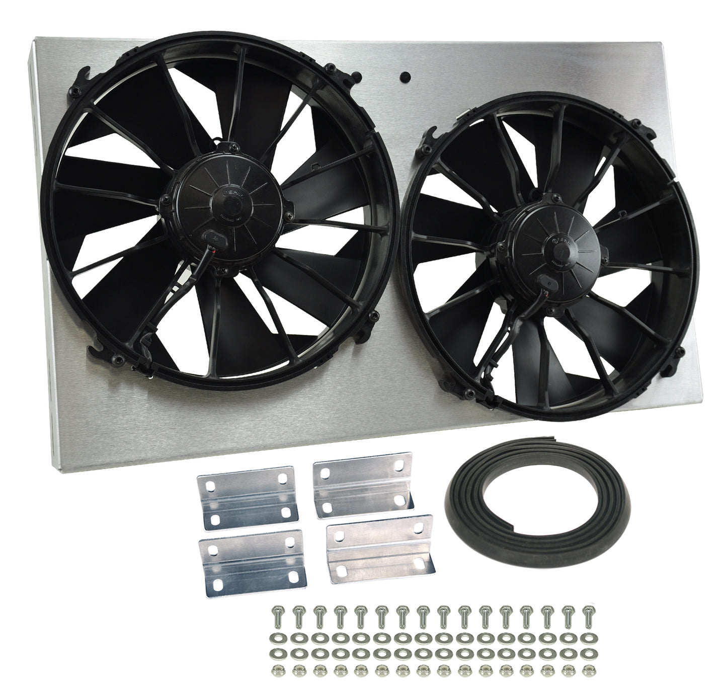 Powerpack - High Output Dual 12" Electric RAD Fan/Aluminum Shroud Kit