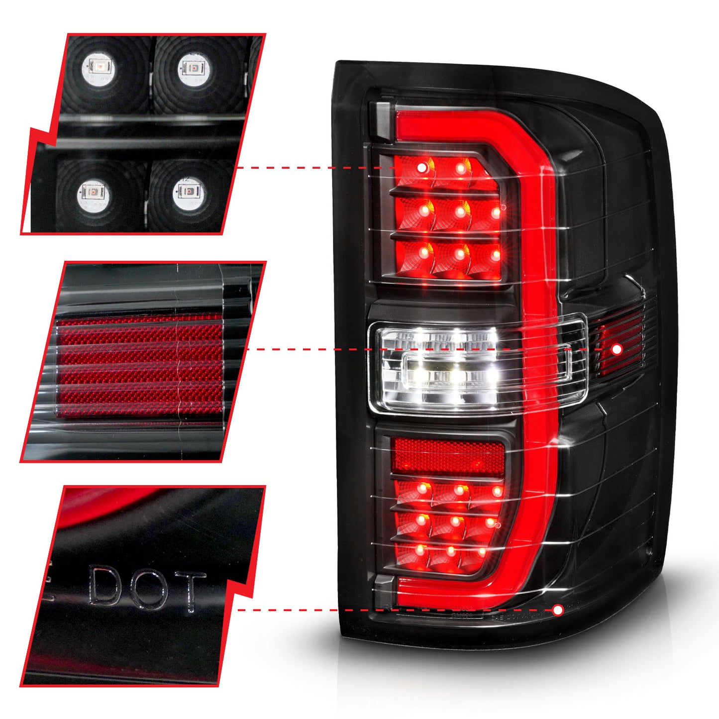 ANZO USA - Tail Light Assembly - 311464