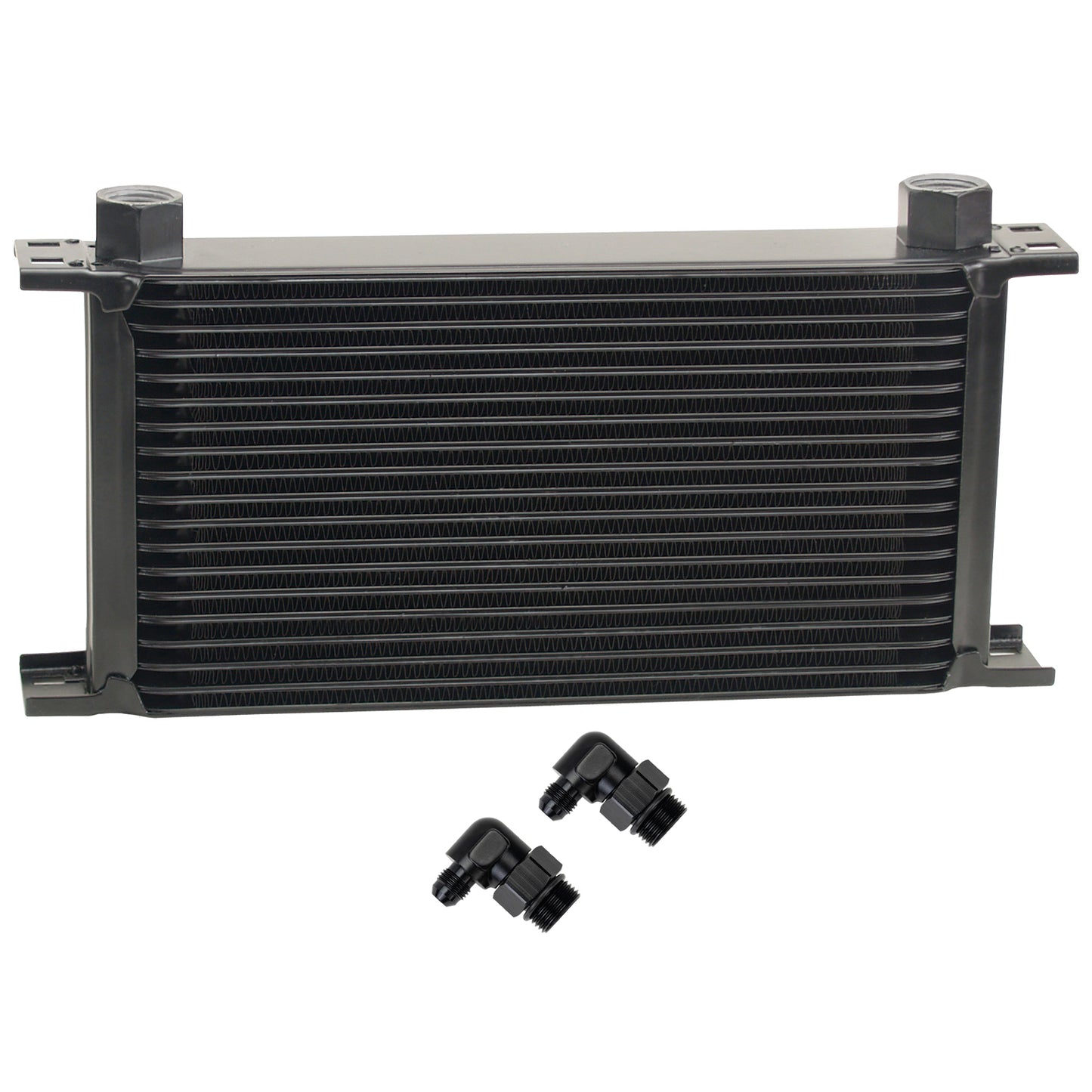 19 Row Series 10000 Stack Plate Fluid Cooler 90 Degree Swivel -6AN