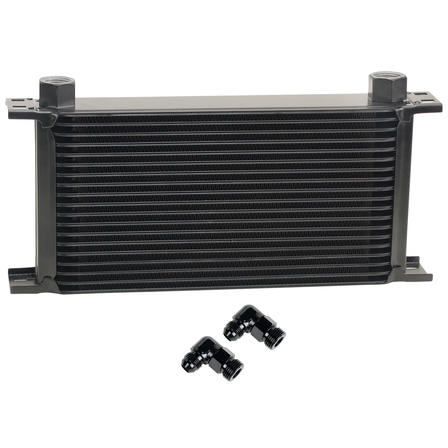 19 Row Series 10000 Stack Plate Fluid Cooler 90 Degree Swivel -8AN