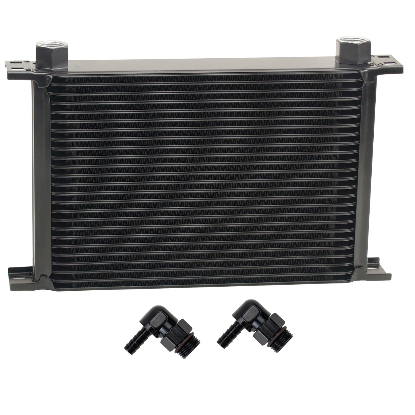 25 Row Series 10000 Stack Plate Fluid Cooler 90 Degree Swivel -10AN