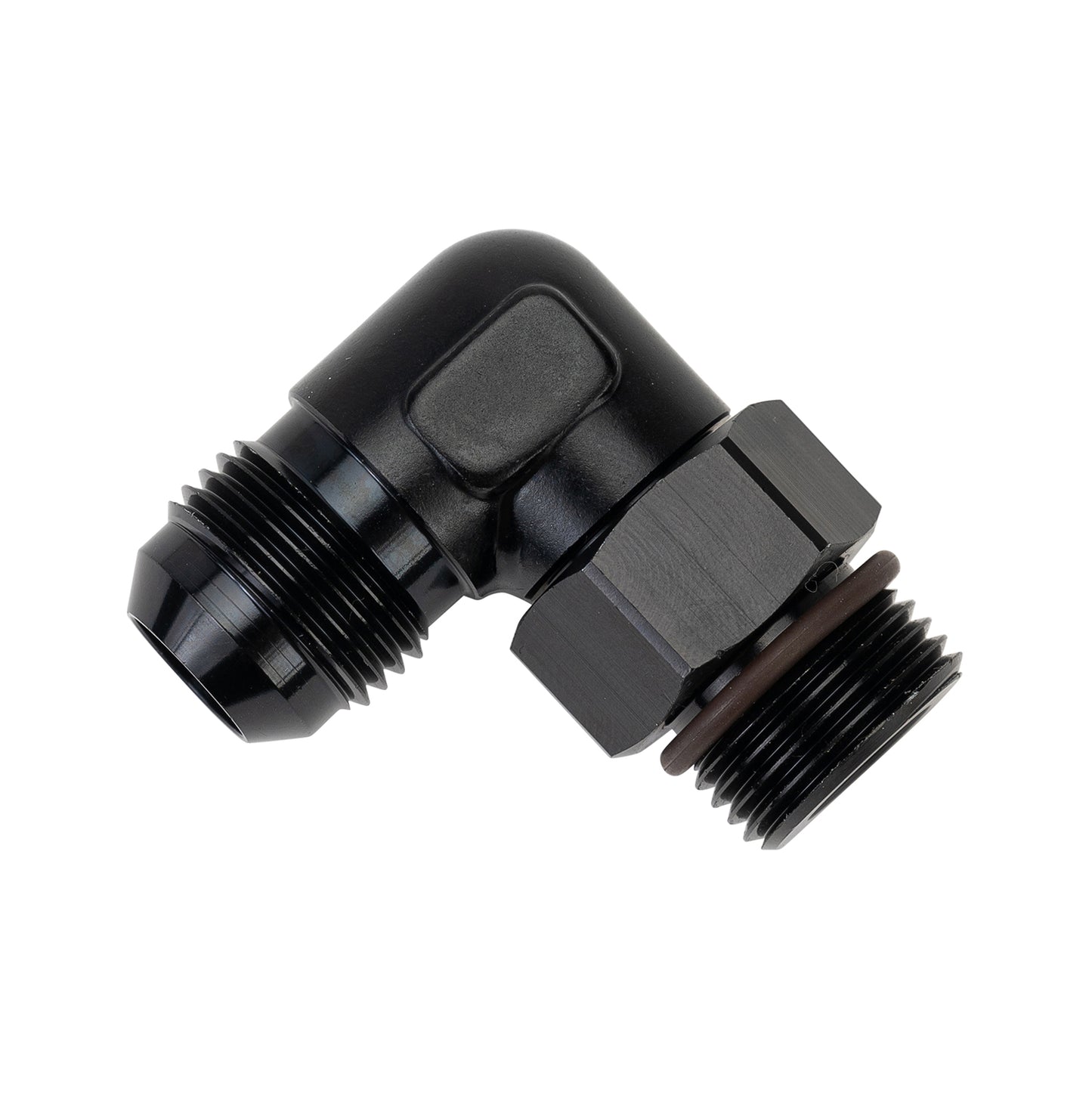 Aluminum Swivel Fitting 90° 7/8-14 UNF X -10AN Male
