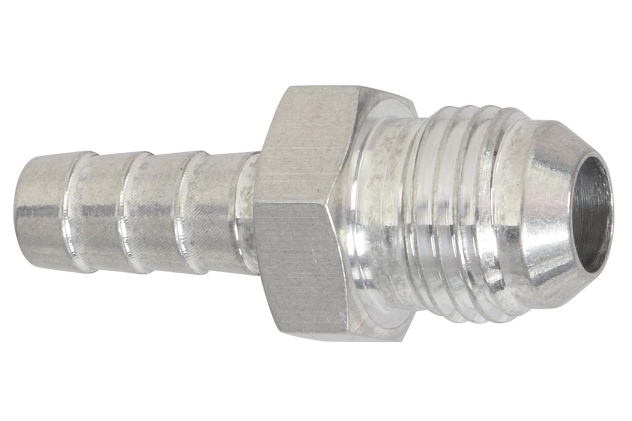 ICT Billet F06AN312BA-A Straight AN to Hose Barb -6 AN to 5/16 in.