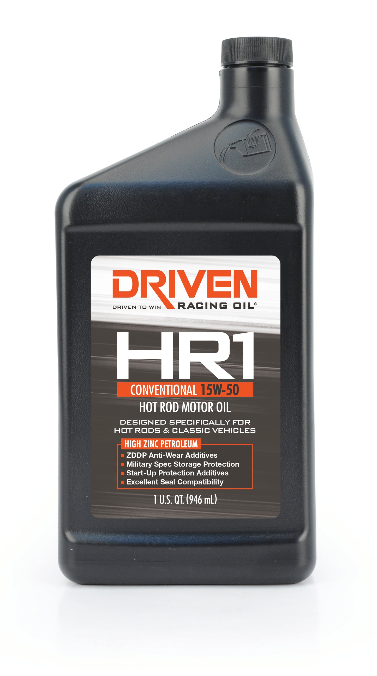 HR-1 15W-50 Conventional Hot Rod Oil - 1 Quart Bottle