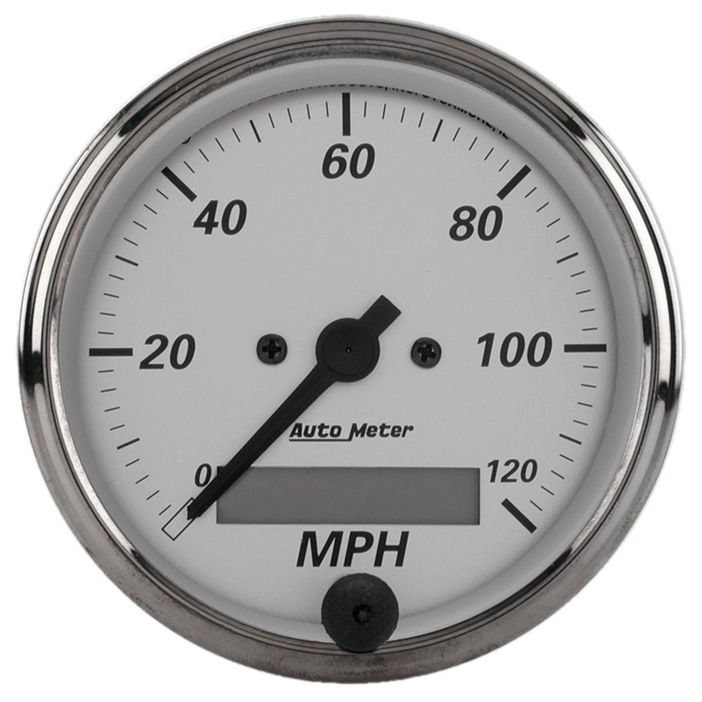 3-1/8 In. SPEEDOMETER 0-120 MPH AMERICAN PLATINUM