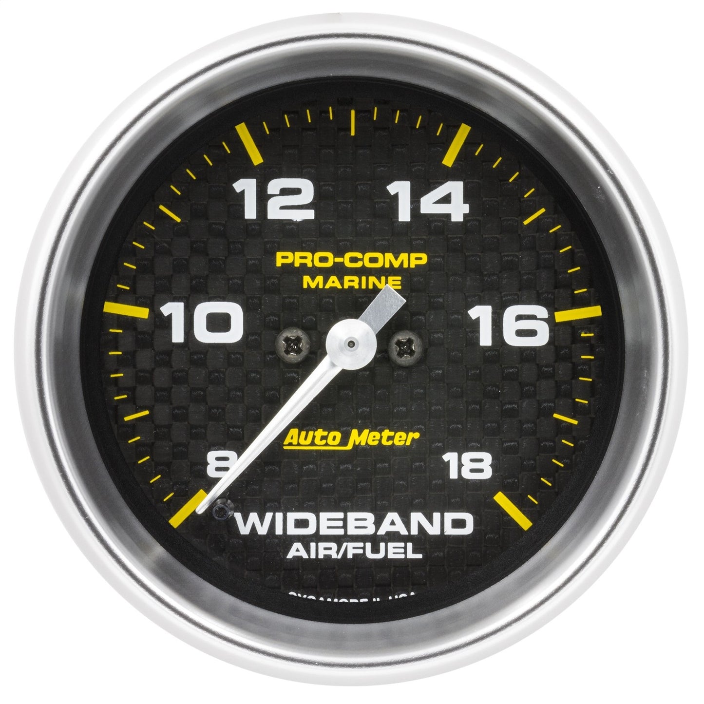 2-5/8 In. WIDEBAND AIR/FUEL RATIO ANALOG 8:1-18:1 AFR MARINE CARBON FIBER