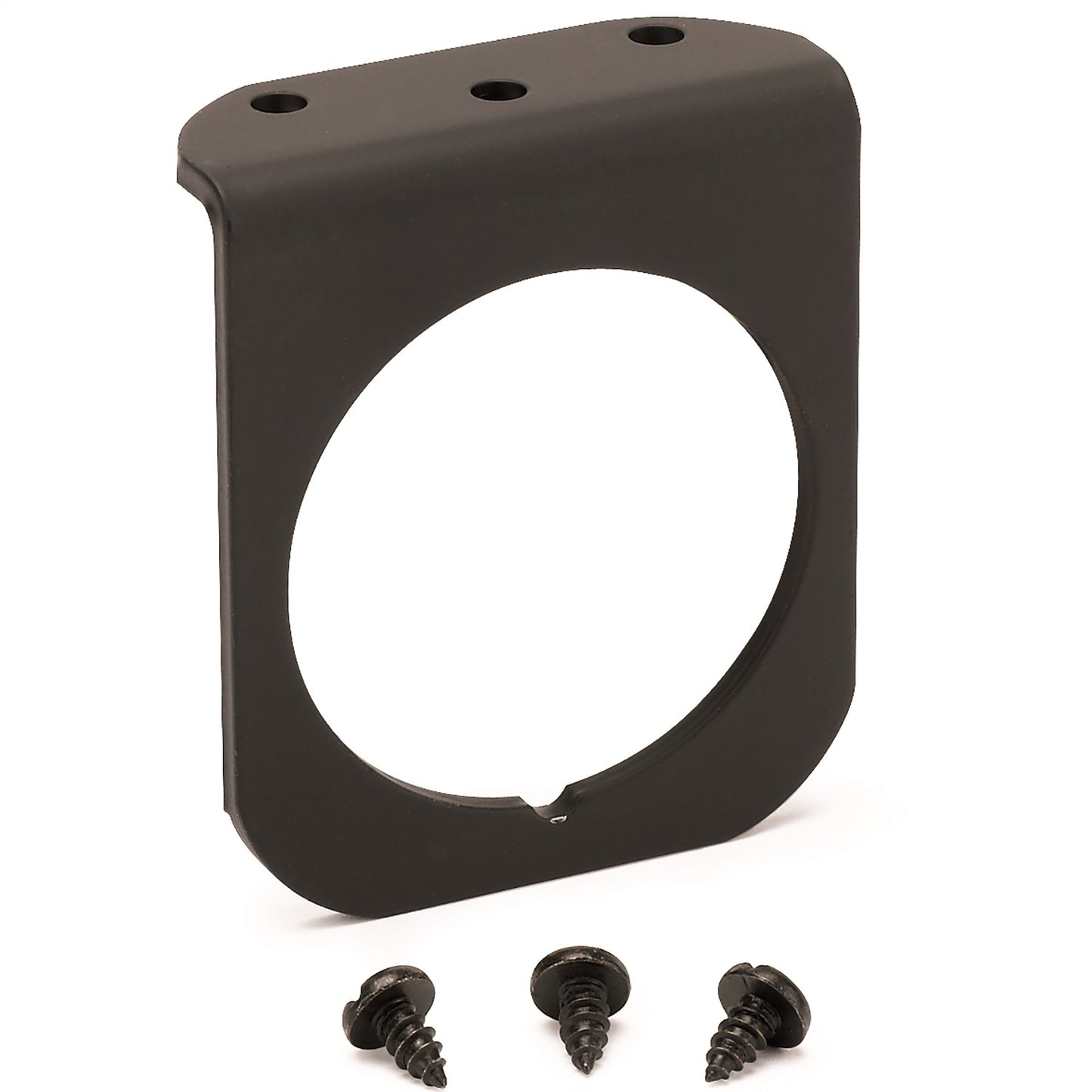 GAUGE MOUNTING PANEL SINGLE 2-1/16 In. BLACK ALUMINUM