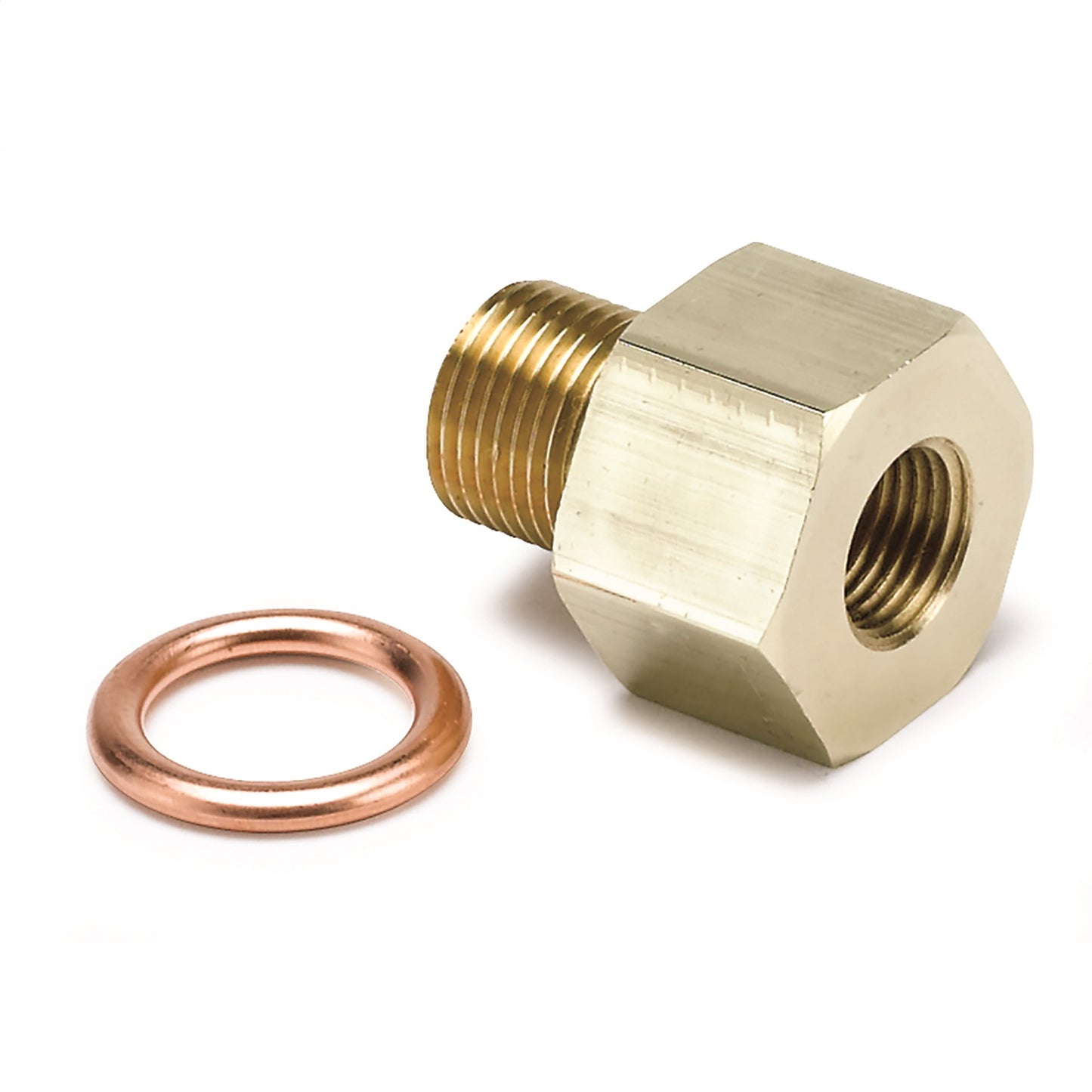 FITTING ADAPTER METRIC M12X1 MALE TO 1/8 In. NPTF FEMALE BRASS