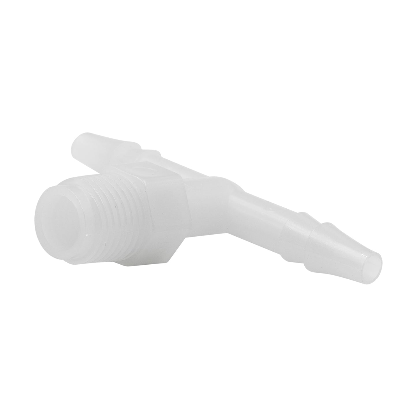 FITTING TEE 3/16 In. HOSE BARB TO 1/8 In. NPT MALE PLASTIC