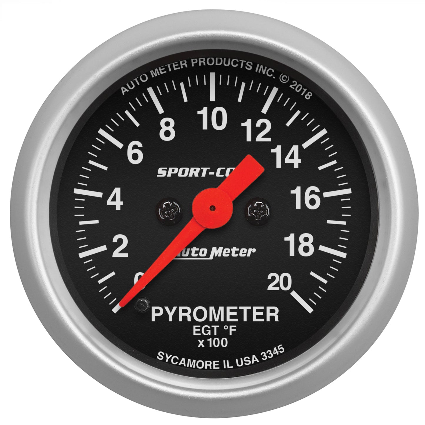 2-1/16 In. PYROMETER 0-2000 Degree F SPORT-COMP