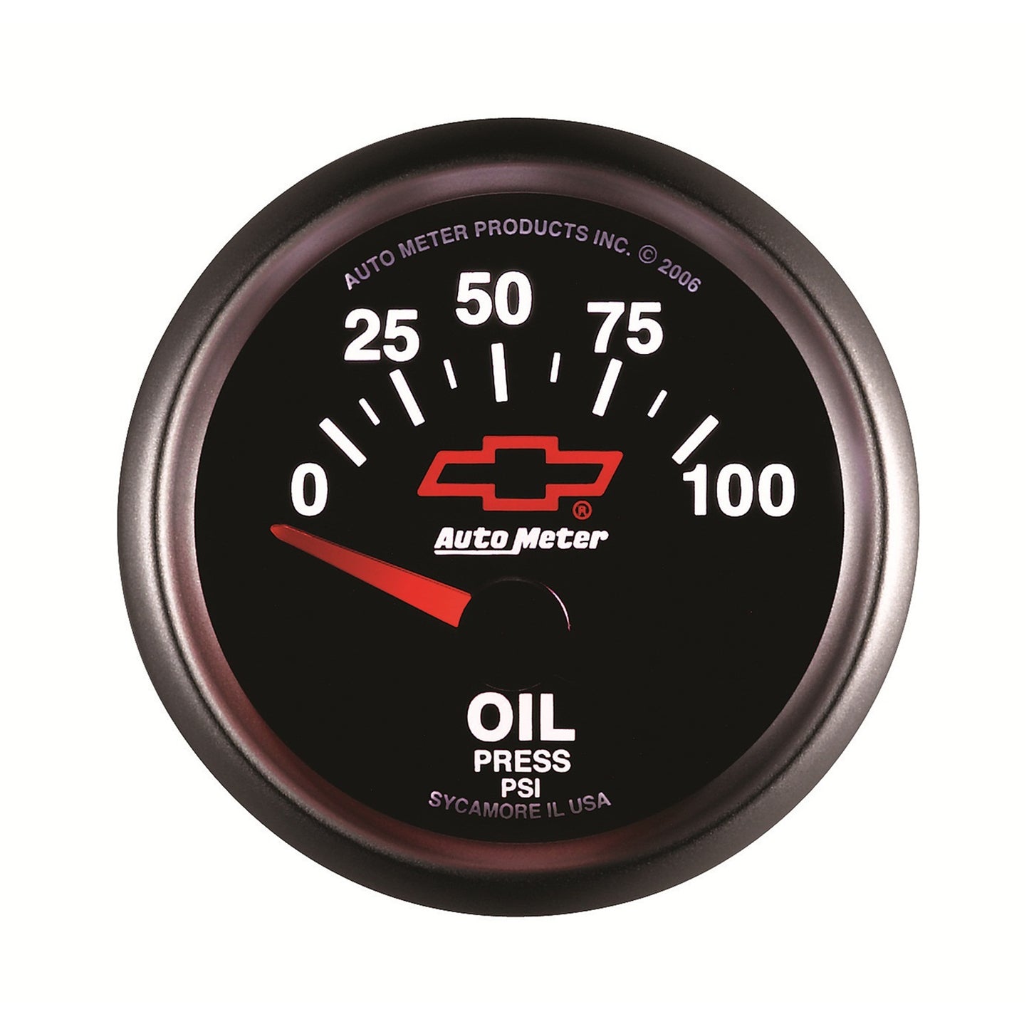 2-1/16 In. OIL PRESSURE 0-100 PSI GM BLACK