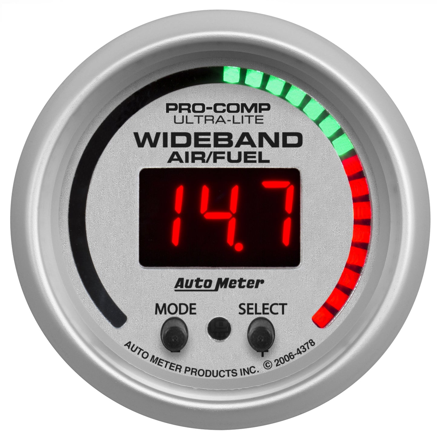 2-1/16 In. WIDEBAND PRO PLUS AIR/FUEL RATIO 6:1-20:1 AFR ULTRA-LITE