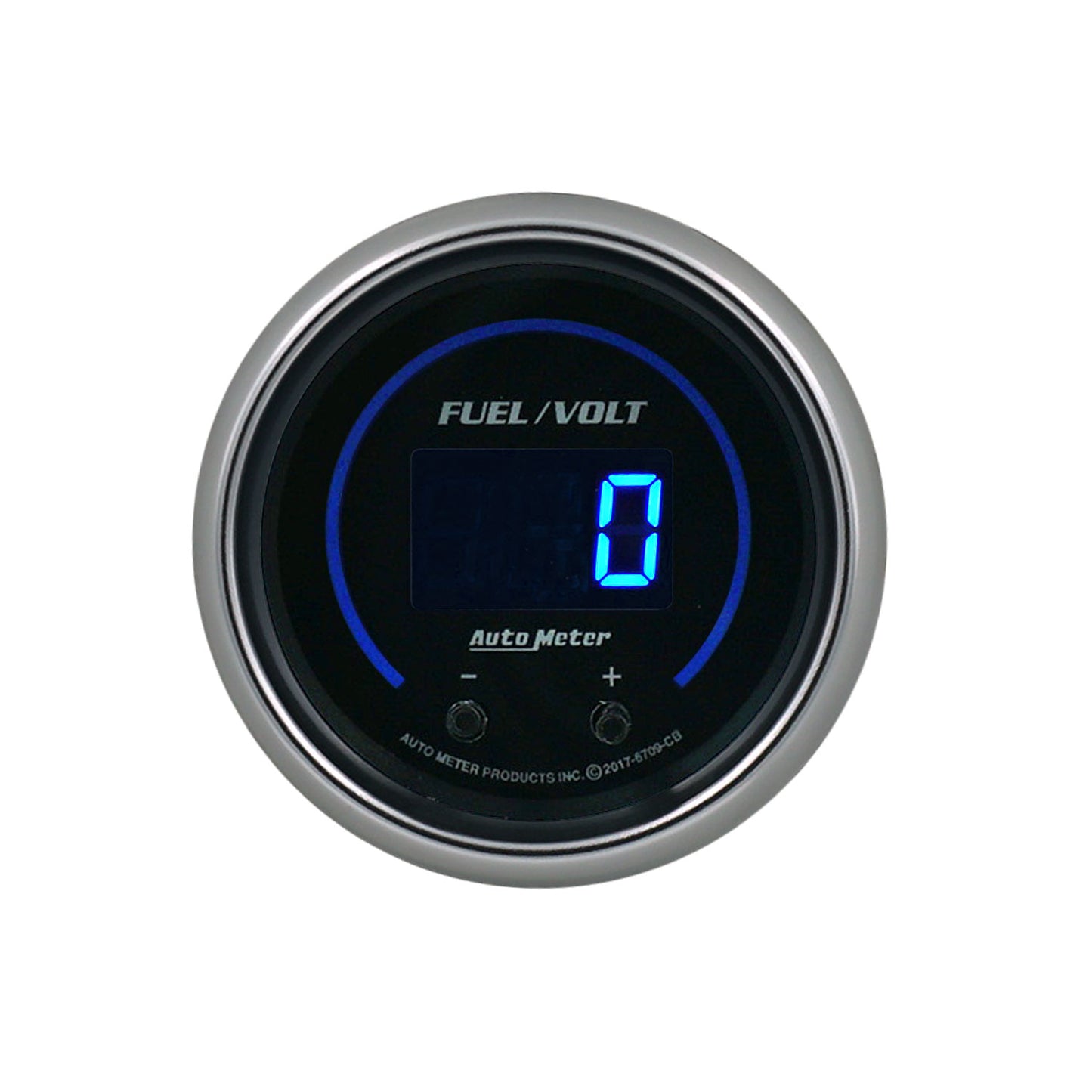 GAUGE FUEL/VOLT 2 1/16" TWO CHANNEL SELECTABLE COBALT ELITE DIGITAL