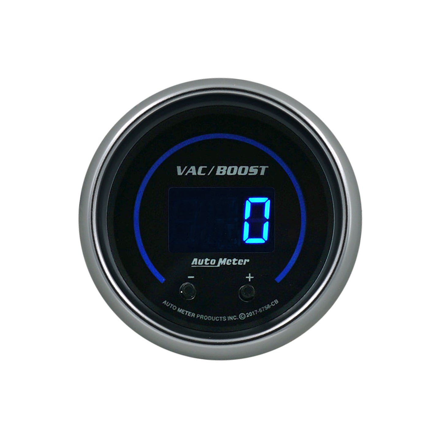 GAUGE VAC/BOOST 2 1/16" TWO CHANNEL SELECTABLE COBALT ELITE DIGITAL