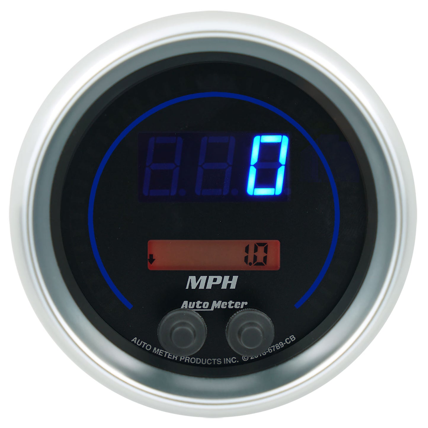 GAUGE SPEEDO 3 3/8" 260 MPH / 260 KM/H ELEC PROGRAM COBALT ELITE DIGITAL