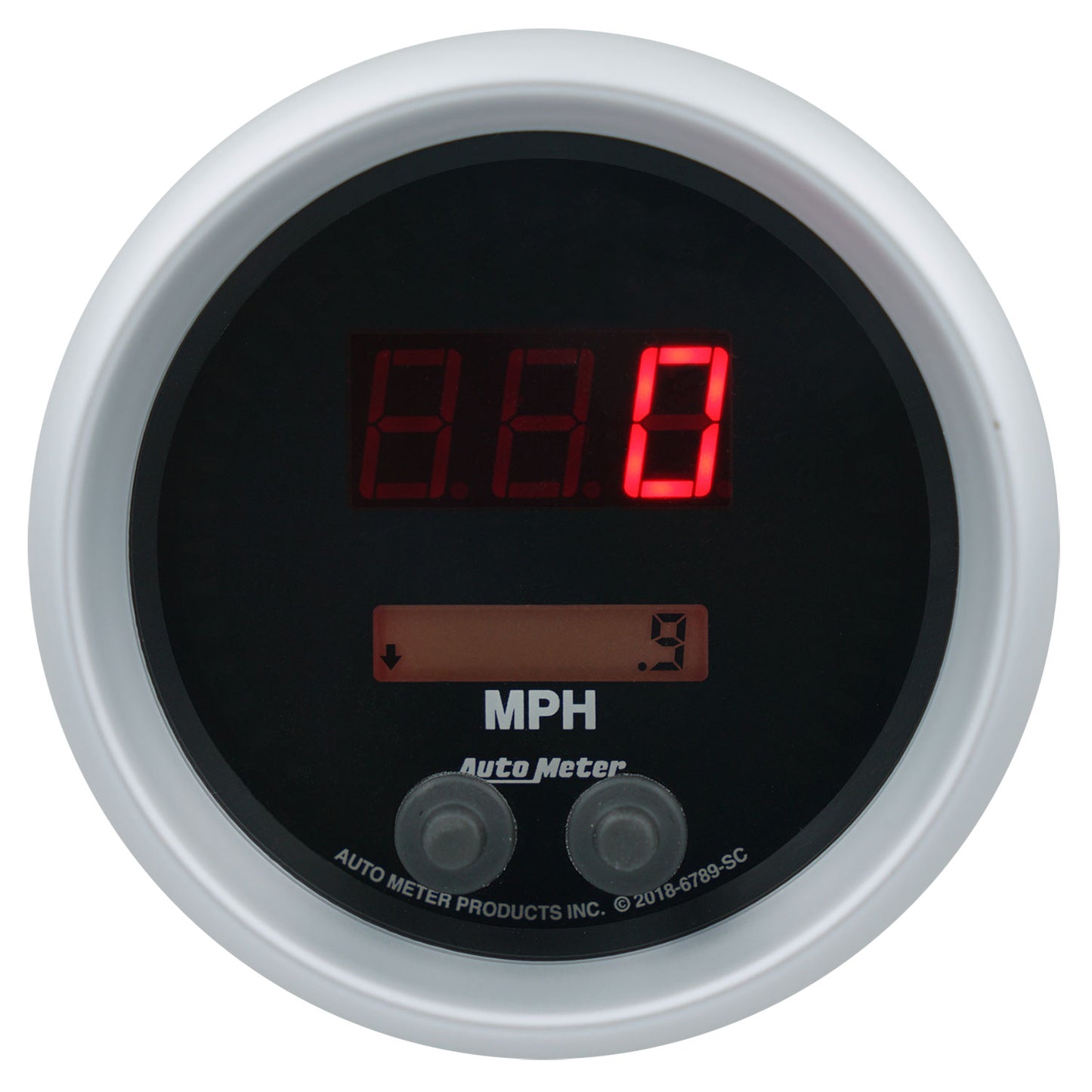 GAUGE SPEEDO 3 3/8" 260MPH / 260KMH ELEC PROGRAM SPORT-COMP ELITE DIGITAL
