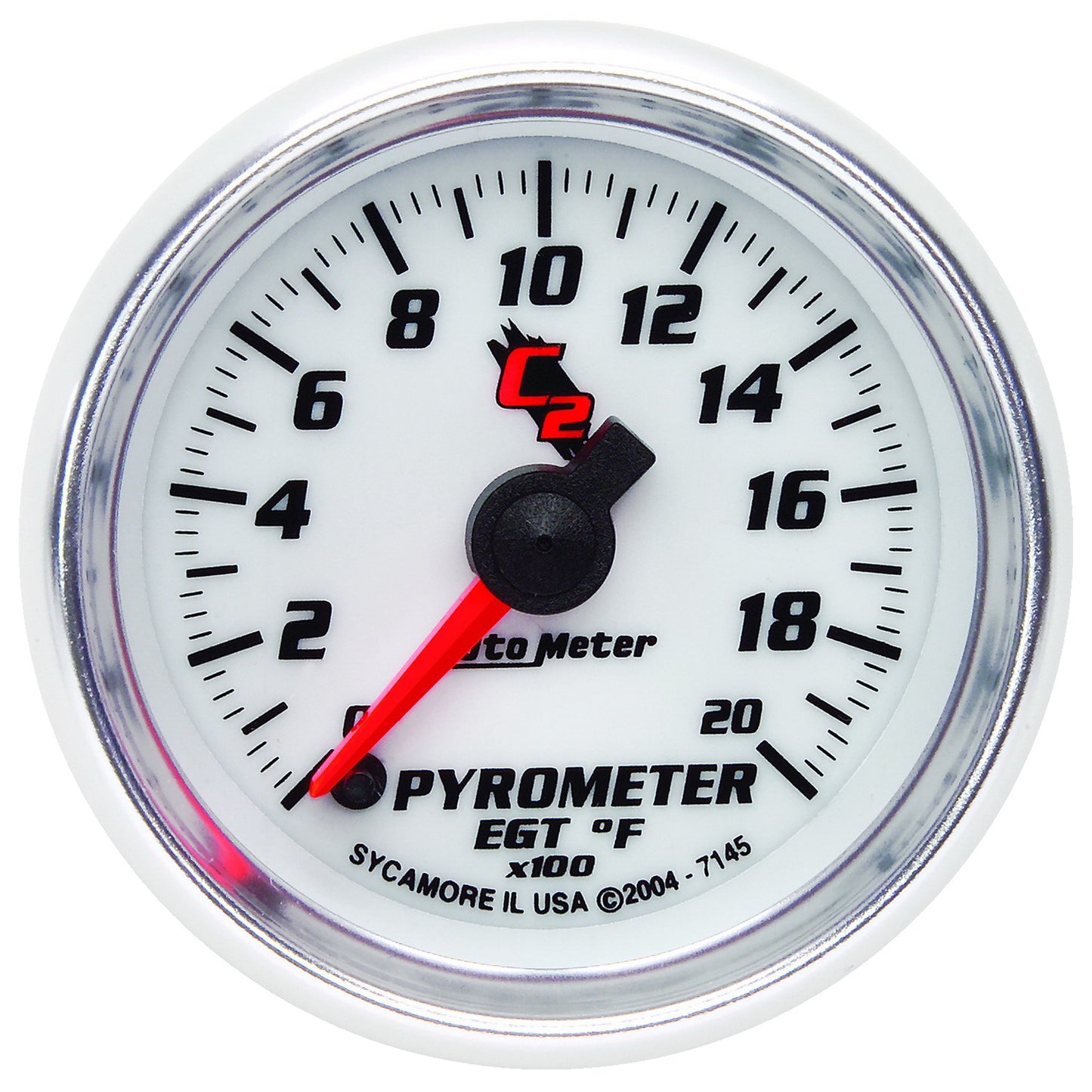2-1/16 In. PYROMETER 0-2000 Fahrenheit C2