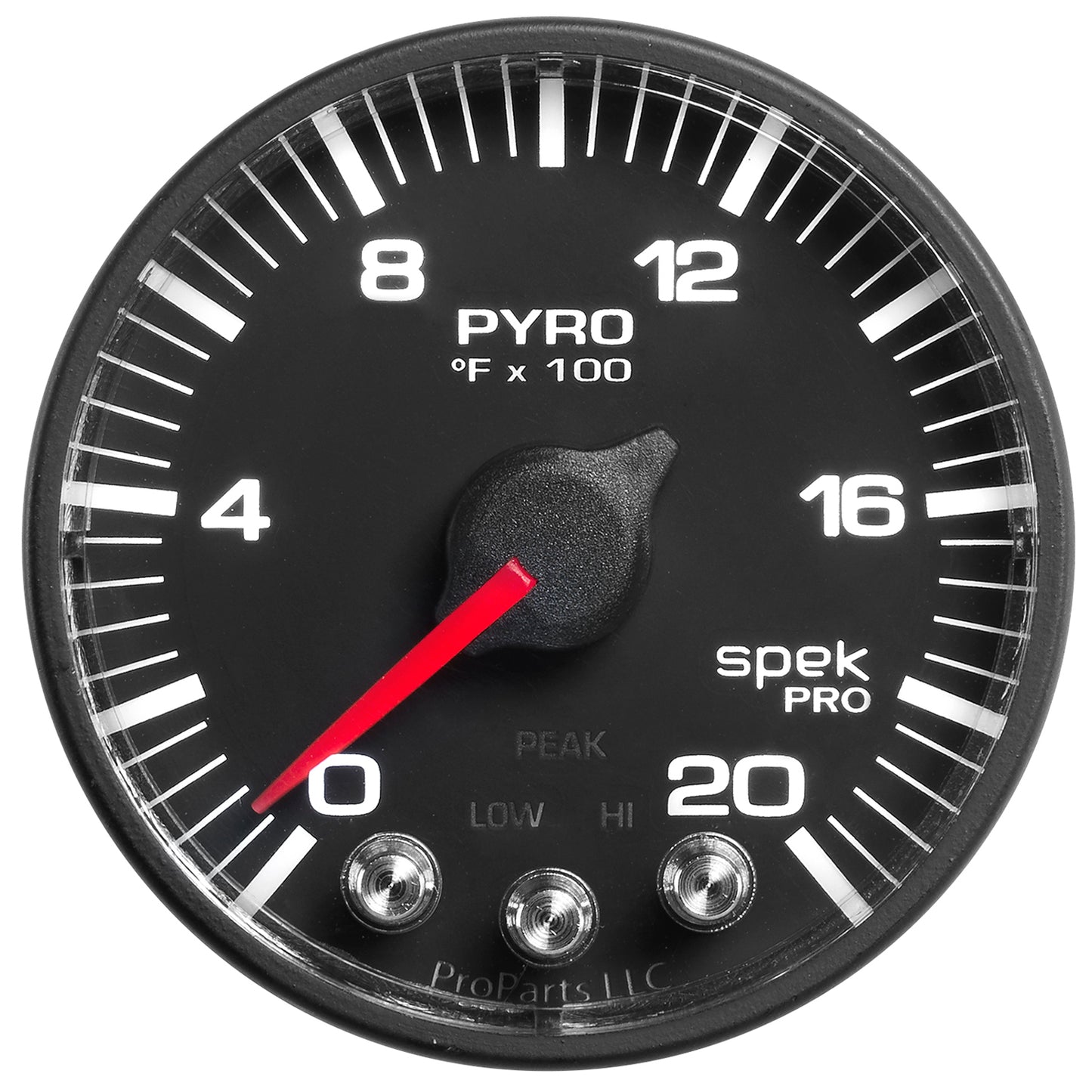 PILLAR KIT 0-60 PSI/0-2000 Fahrenheit/100-300 Fahrenheit 98-02 DODGE RAM W/O SPEAKER SPEK-PRO BLACK DIAL BLACK BEZEL FLAT ANTIGLARE LENS