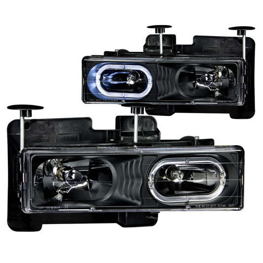 ANZO USA - Crystal Headlight Set W/Halo - 111007
