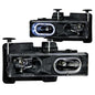 ANZO USA - Crystal Headlight Set W/Halo - 111007