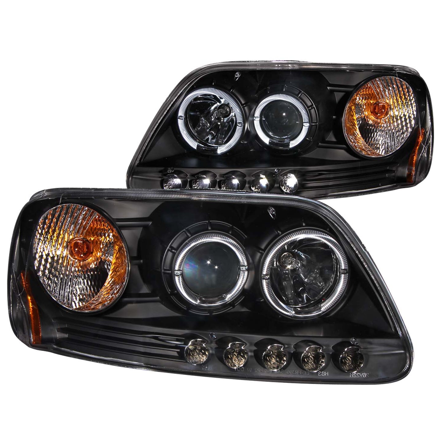 ANZO USA - Projector Headlight Set W/Halo - 111031