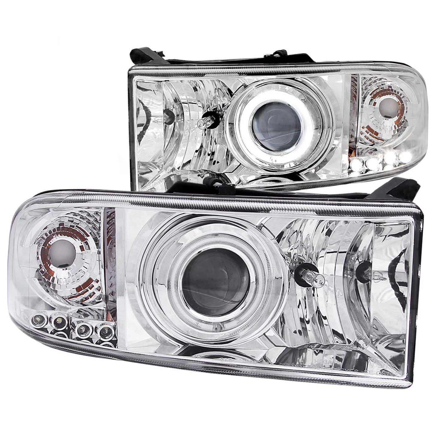 ANZO USA - Projector Headlight Set W/Halo - 111056