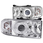 ANZO USA - Projector Headlight Set W/Halo - 111056
