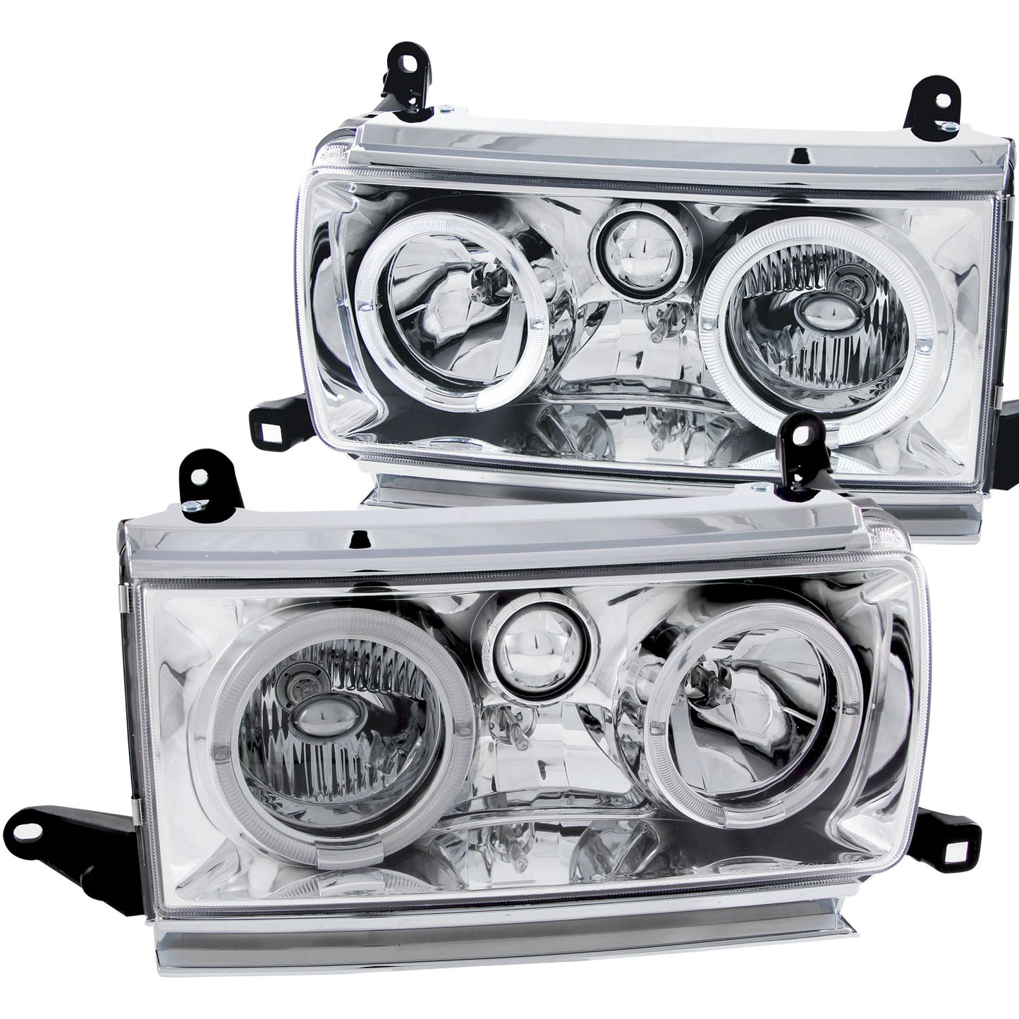 ANZO USA - Crystal Headlight Set W/Halo - 111092